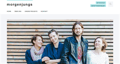 Desktop Screenshot of morgenjungs.com